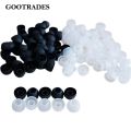 20Pcs/Lot Black White Soft Silicon Ear Tip Cover Replacement Earbud Covers For In-Ear Headphones Earphones Accessories. 