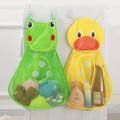 Baby Bath Toys Cute Duck Mesh Net Toy Storage Bag Strong With Suction Cups Bath Game Bag Bathroom Organizer Water Toys For Kids. 