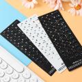 Water-proof Desktop Computer Laptop Alphabet Layout Keyboard Stickers Label Sticker Hebrew Letter. 