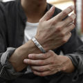 Vintage Silver Color Pixiu Wealth Lucky Charm Bracelet Bangle Open Bracelet Good Luck Jewelry Accessories for Women Men Gift. 
