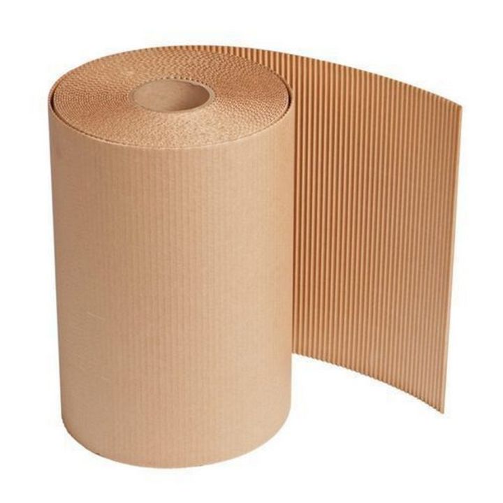 20 Inch Wide 5 Feet Length Cardboard Paper Wrap Corrugated Paper Packing Roll Reel High Quality