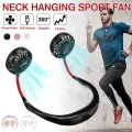 Wearable Shoulder Fan - Fans 3 Speed Adjustable Rechargeable Hands-free Cooling Wearable Portable Sports Mini Neck Fan Hands Free Sport Hanging Neck Fan Random colour. 