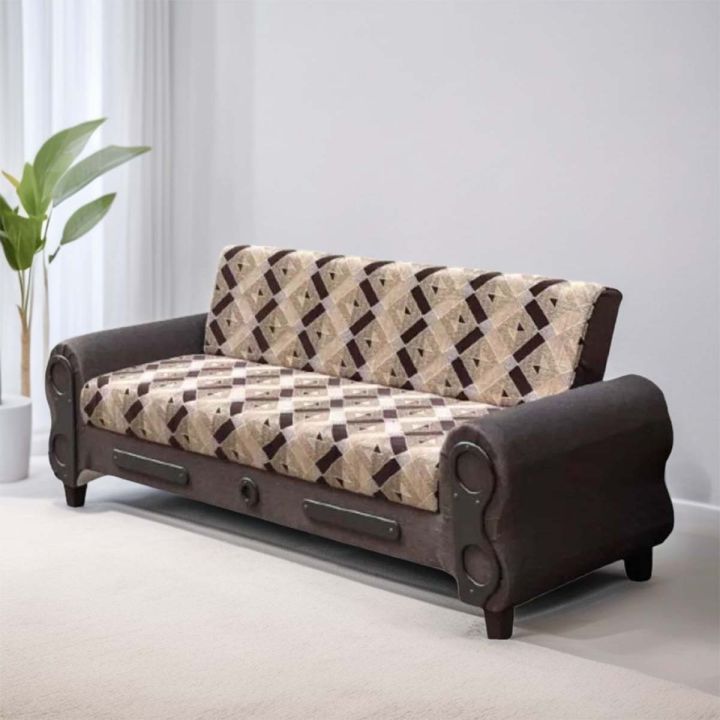3 seater sofa comebad valvet fabric diamond foam