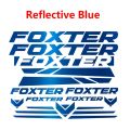 FOXTER Bike Carbon Fiber Vinyl Sticker Decal for Mountain Bike Stickers and Road Cycling Decals. 