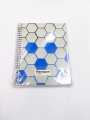 Paragon style Tiles Red Spiral Notebook. 
