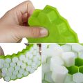 Easy Push Pop out Square Silicon Ice Cubes Tray. 