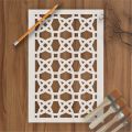 Geometric pattern  1 Pcs Reusable Stencil For wall Painting Art DIY Home Decor, Album Crafts and Canvas ID 212G. 