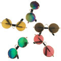 Dog Puppy Cats Fashion Cool Glasses Round Sunglasses Eyewear Pet Photo Props. 
