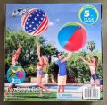 Beach Ball For Kids, Beach Ball, Kids Swimming Ball, Beach Ball, Swimming Essentials, Beach Toys HUGE 60" Inflatable Beach Balls 5ft H2o Go American Flag USA. 