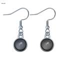 Mood Earrings, Color Changing Earrings ,Round Dangle Drop Dress up French Temperature Opal Earrings Drop Earrings for Birthday, Women. 