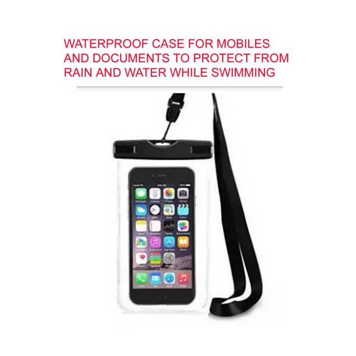 WATERPROOF CASE, UNIVERSAL BAG FOR PHONE AND DOCUMENTS, WATERPROOF POUCH FOR SWIMMING AND FOR IN WATER USE