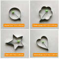 Fried Egg Mold, Pack of 4 Stainless Steel Egg Ring Egg Shaper Pancake Mold Heart/Round/Star/Flower Shapes. 