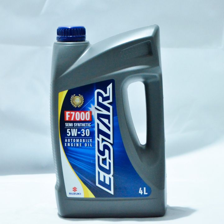 Suzuki Genuine Engine Oil ECSTAR F7000 SN 5W-30 4 Litres | Semi-Synthetic Motor Oil for all Suzuki Cars Alto, Swift, Cultus, WagonR. Fully Genuine Oil of Suzuki Company