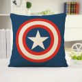 Captain America Marvel Accessories Linen Pillowcases Ironman Spiderman Anime Shield Pillow Cushion Cover Home Cars Indoor Decor. 
