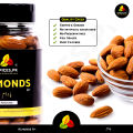American Almonds (Badaam / Badam Giri) – A+ Grade Raw Almonds – Premium Dry Fruit for Snacking, Baking & Cooking – 150g. 