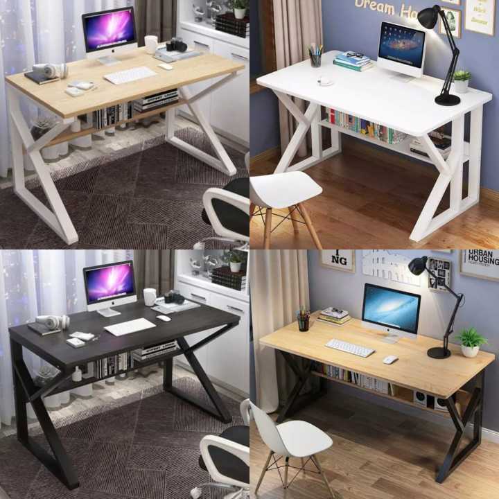 Gaming Office Table Desktop Table With Book Shelf Office Desk Book Shelf Laptop Table Computer Table Study Table Writing Table Home Table