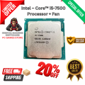 Intel i5-7500 7th Generation Quad-Core Processor 3.4 GHz LGA 1151. 