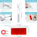5 in 1 Computer Keyboard Cleaner Brush Kit Earphone Cleaning Pen For Headset Keyboard Cleaning Tools Cleaner Key Puller Kit Portable Multifunctional Cleaning Tool for PC Monitor/Earbud/Cell Phone/Laptop/Computer/Bluetooth Earphones. 