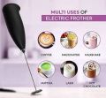 Electric Hand Milk Frother Coffee Beater Mini Egg Whisk Mixer Battery Operated Portable Foam Maker for Coffee, Cappuccino & Kitchen Use milk frother, coffee frother, electric whisk, mini hand mixer, egg beater, coffee mixer, handheld frother,. 