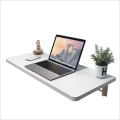 Wall Mounted Folding Wooden Laptop Table/Computer Table/Dvd Player/Iron Table Rack With White Foldable Brackets/Smart Office Table. 