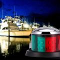 12V Navigation Lights LED Zinc Alloy Bow Light Marine Boat Red Green. 
