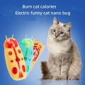 Pet Interactive Mini Electric Bug Cat Toy Cat Escape Obstacle Automatic Flip Toy Battery Operated Vibration Pet Beetle Supplies. 