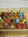 30Pcs Original Mini TPR Soft Stikeez Ventouse Figurine Fruit Vegetable Food Animal Fish Lidl Happy Home To Gift for Kid. 