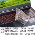 【3C VictoryEagle Store】Cover for MSI GS65 Stealth GF65 GF63 WF65 WS65 WP65 15 15.6 14 Silicon Protector Case Gaming Laptop Accessory. 