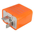 2 Pin Motorcycle Speed Adjustable LED Turn Signal Indicator Flasher Relay 12V. 