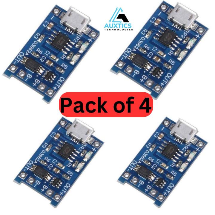 TP4056 1A Li-Ion Battery Charging Board Micro USB with Current Protection BMS
