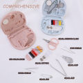 Buttons Pins Storage Boxes Sewing Box Household Portable Travel Mini Sewing Kit Scissor Thimble Needle Threads Box Set. 