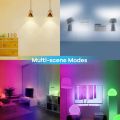 LINGANZH WiFi Smart Bulb Alexa Light , Multicolor Dimmable LED Light Bulb Work with Alexa Google Home and IFTTT, Timer Schedule, Remote Control by Smartphone, No Hub Required B22 (B22 B ayonet). 