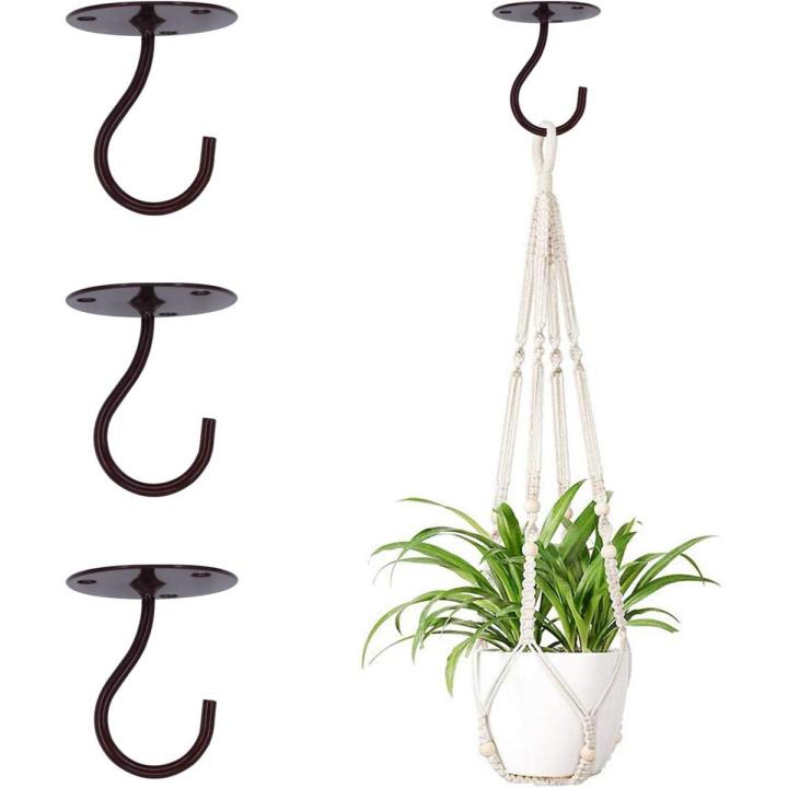 Wall Mount Plant Hanger, Ceiling Hooks Garden Flower Plant Pots Bracket  with Screws for Hanging Bird Feeders, Lanterns, Outdoor and Indoor Hooks |  Daraz.pk