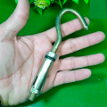 Pack of 2 Pcs 8mm Thick Hook for 17mm hole Dia Ceiling Cradle Fan Laundry Rope Screw Fastener Tough Metal Wall Anchor Nut Bolt. 