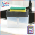 ONLONE KARACHI - 2-in-1 Soap Pump Dispenser Without Sponge Holder Liquid Dispenser Container Hand Press Soap Organizer Kitchen Cleaner Tools hot. 