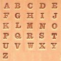 26Pcs Steel Alphabet Stamps Punch for Leather Craft Stamps Tools 26 English Letters Metal Stamp Leathercraft. 
