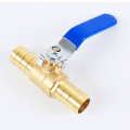 Brass Pipe Joint Lead-Free Environmental Protection Globe Valve Full-Bore Copper Double Outer Wire Copper Ball Valve Durable Easy to Use. 