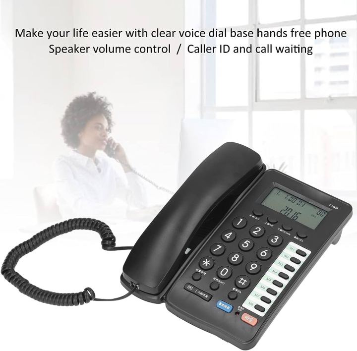 Home%20Office%20Telephone,%20Desk%20Landline%20Phone%20with%20LED%20Display,%20Caller%20ID%20Corded%20Telephone,%20Announcement%20Mute%20Function,%20Standard%20Corded%20Telephone%20for%20Home%20Office,%20Cafe%20Bar%20Note%20random%20color%20will%20be%20deliver%20-%20Image%203