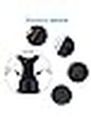 Therapy Posture Support Back Brace, Adjustable Posture Humpback Corrector Brace Straighten and Correct Posture Upper Shoulder Waist Lumbar Support Belt Relieves Neck Back Spine Pain. 