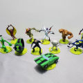 Genuine Ben Tennyson 10 Doll Monster Figure Toys Collection Ben10 Omnitrix Table Ornaments Kids Gifts. 