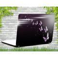 purple-butterfly-parade Laptop Back Skin-Laptop Skin Vinyl Sticker Decal, 13 13.3 14.6 15 15.4 15.6 inch Laptop Skin Sticker Cover For All Laptops. 