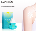 Fayankou Sunscreen SPF 50+++ with Hyaluronic Acid – 24H Hydration & UV Protection – Non-Greasy, Lightweight Moisturizing & Isolation Body Sun Screen Cream 30g FYK18953. 