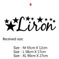 Personalised Wall Sticker Custom Name Vinyl Wallpaper For Kids Room Boys Girls Room Decor Wall Deacls Sticker Mural. 