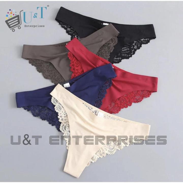 Women/Girl%20Seamless%20Lingerie%20Female%20Panties%20Underwear%20Lace%20Low-rise%20Pants%20Transparent%20Briefs%20Floral%20Penties%20Underpants%20-%20Image%202