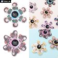 FENGLIN Gifts Fingertip Gyro Anime Fidget Spinners Fidget Toys Relief Stress Demon Slayer Mute for Kids Antistress. 