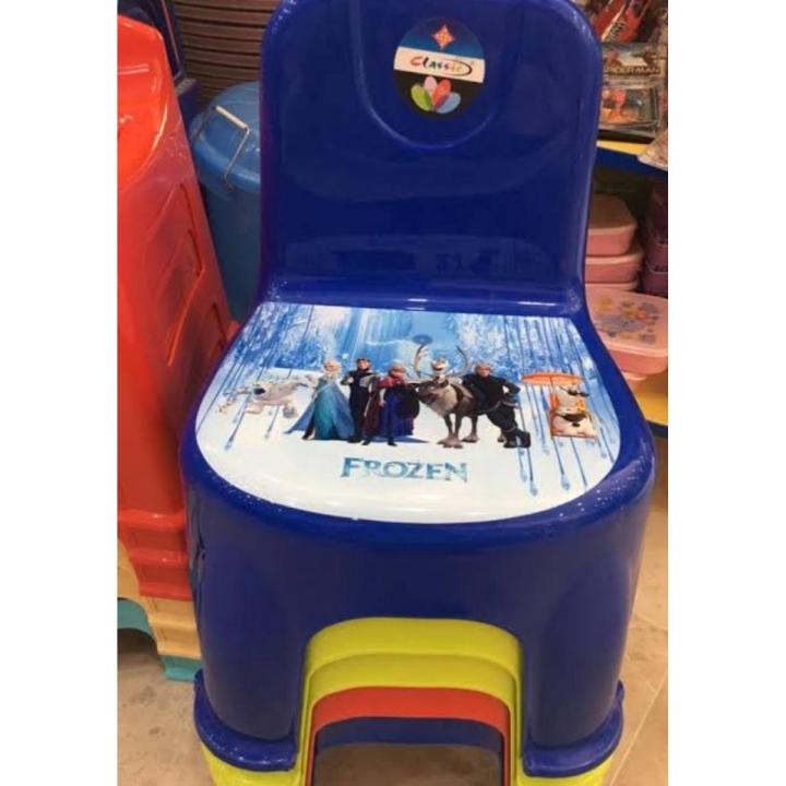 Classic kids chair medium size plastic