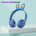 Amamia Wireless Headphone Intelligent Noise Reduction Wireless Bluetooth-compatible Rabbit Ears Headphones. 