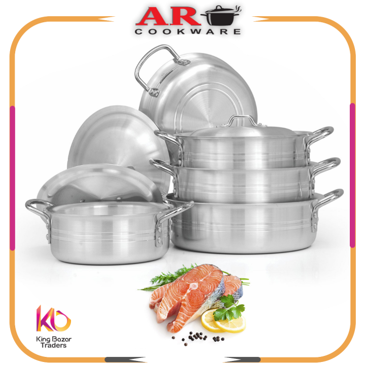 AR Fish Pot Set 10 Pcs – Grooved Metal Fish Pots | Premium Quality ...