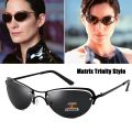 High Quality Cool The Matrix Trinity Style Polarized Sunglasses Women Ultralight Metal Brand Design Sun Glasses. 