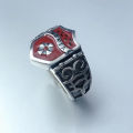 Anime Katekyo Hitman Reborn Varia Ring Cosplay Vongola Famiglia Pengo Column Ring For Men Women Jewelry Accessories Gifts. 